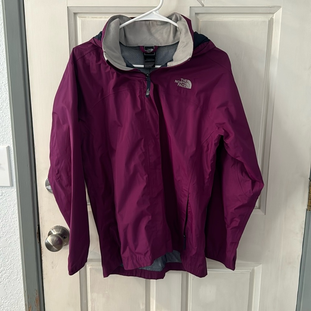 North face rain coat